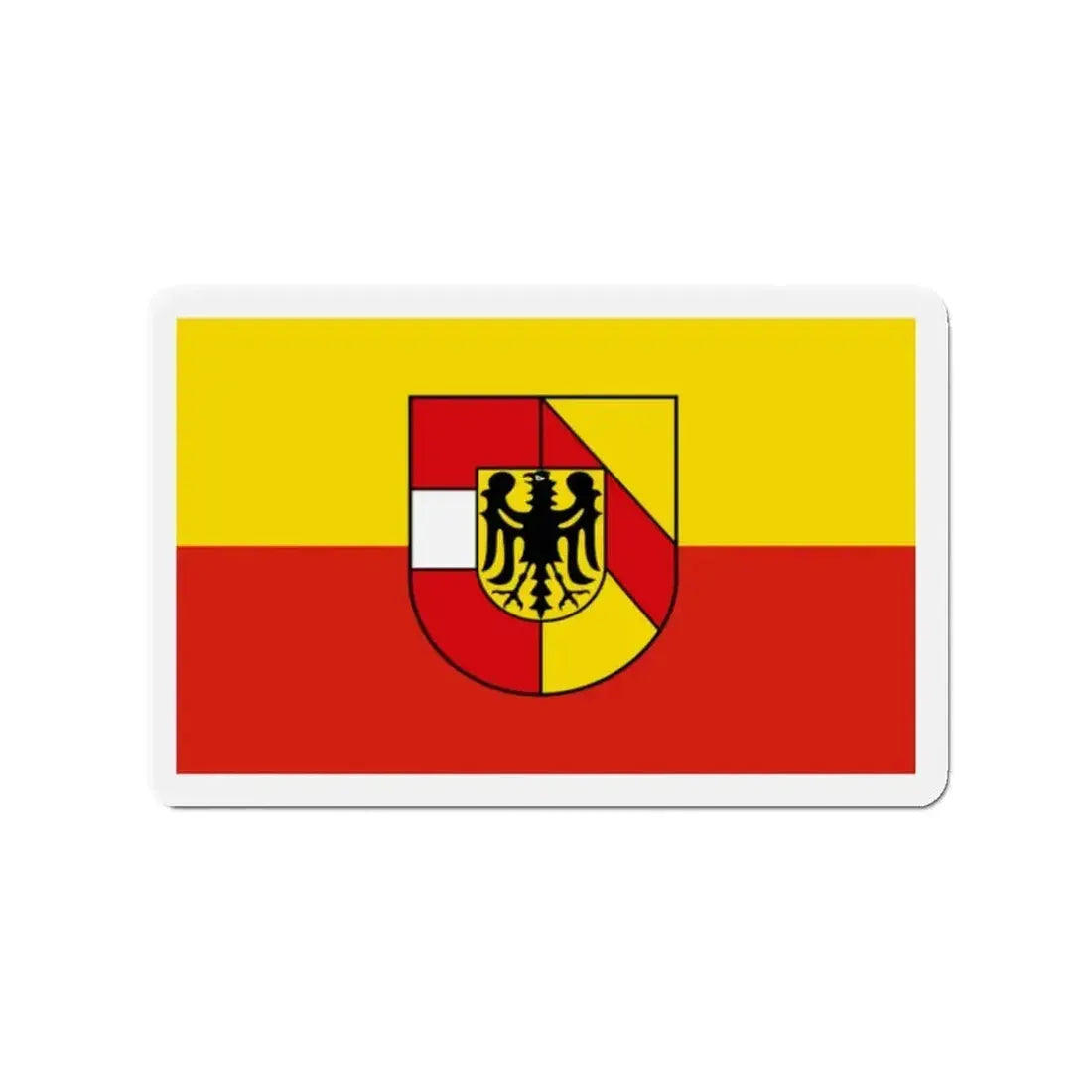 Flag of Breisgau Hochschwarzwald Germany - Refrigerator Magnet - The Sticker Space