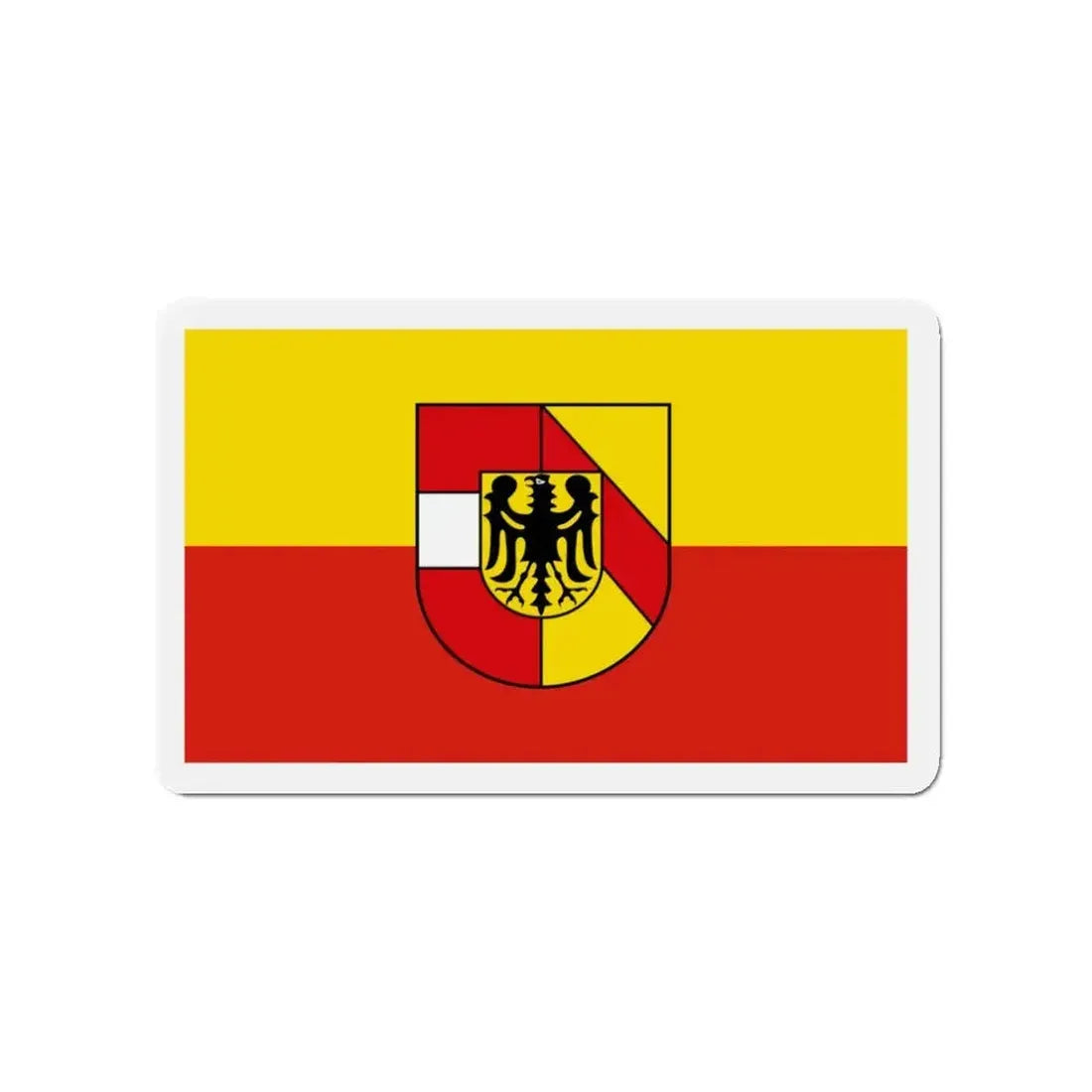 Flag of Breisgau Hochschwarzwald Germany - Refrigerator Magnet - The Sticker Space