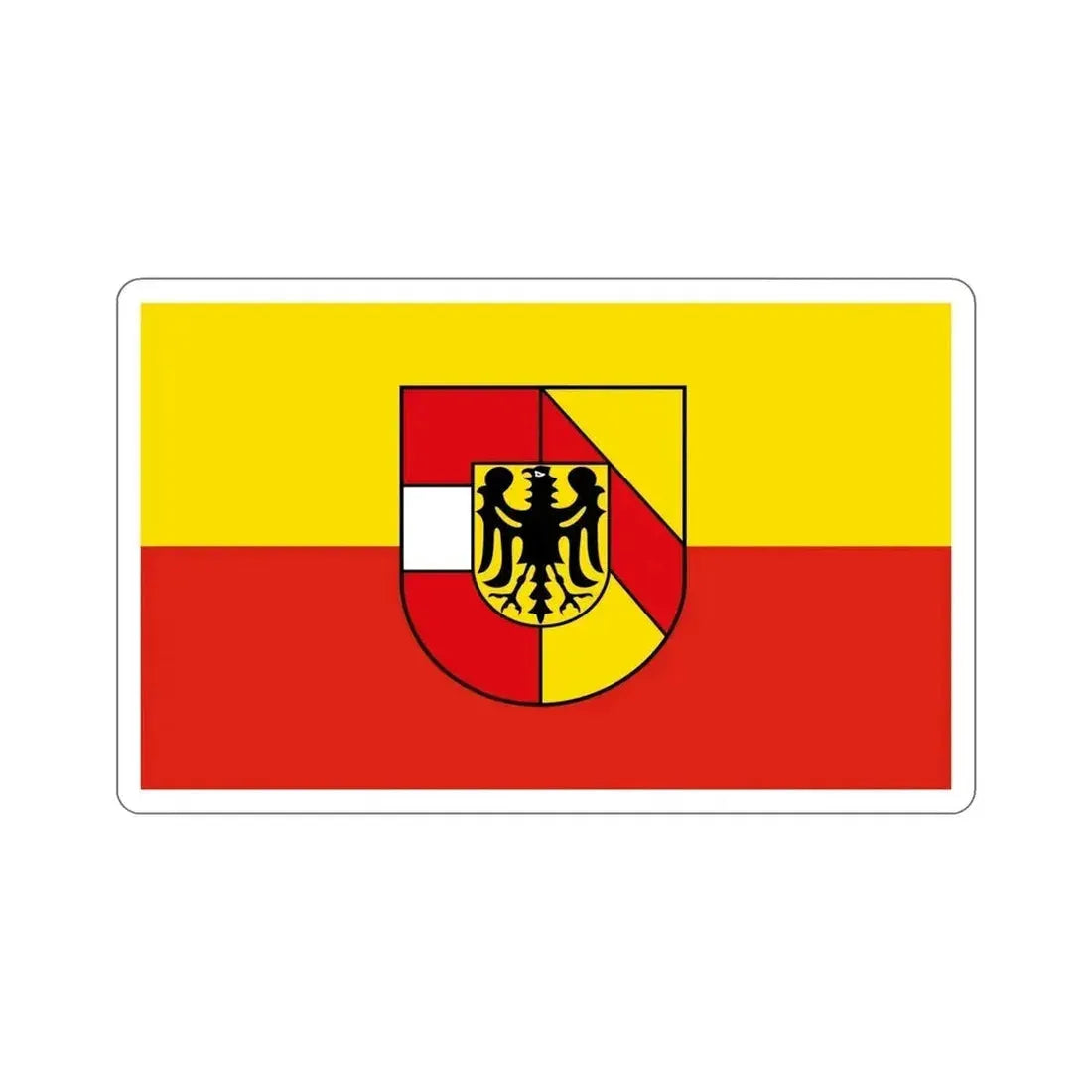 Flag of Breisgau Hochschwarzwald Germany STICKER Vinyl Die-Cut Decal - The Sticker Space