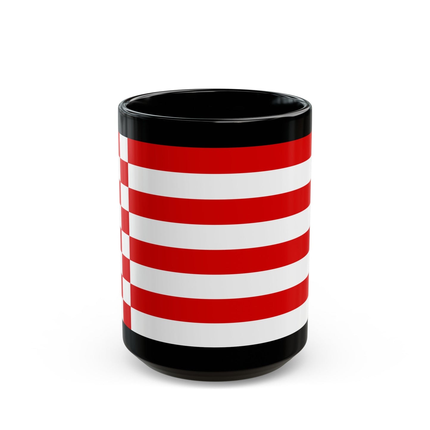 Flag of Bremen Germany - Black Coffee Mug-15oz-The Sticker Space