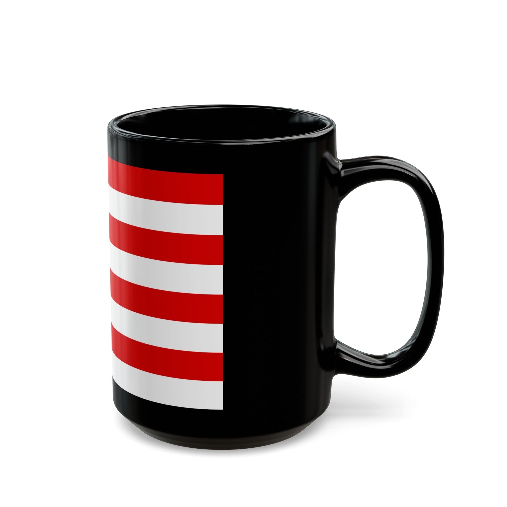 Flag of Bremen Germany - Black Coffee Mug-The Sticker Space