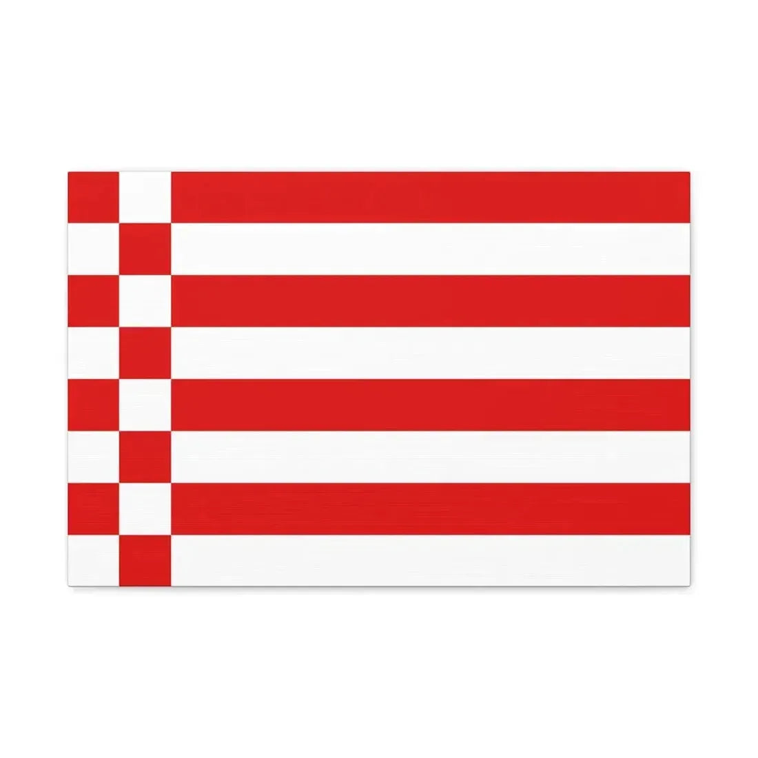 Flag of Bremen Germany - Canvas Wall Art 24″ x 16″ 1.25" - The Sticker Space