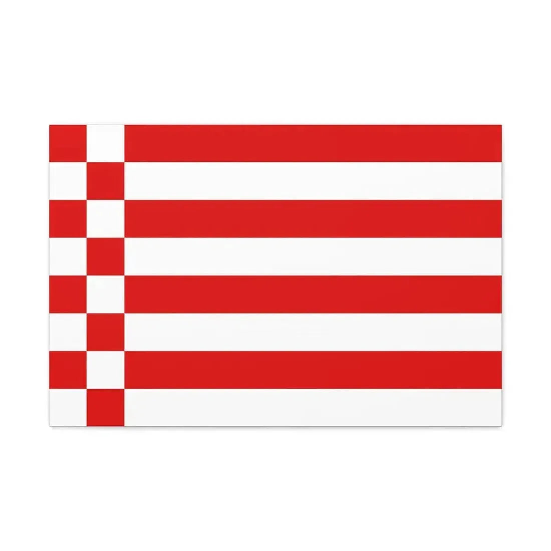 Flag of Bremen Germany - Canvas Wall Art 30" x 20" 1.25" - The Sticker Space