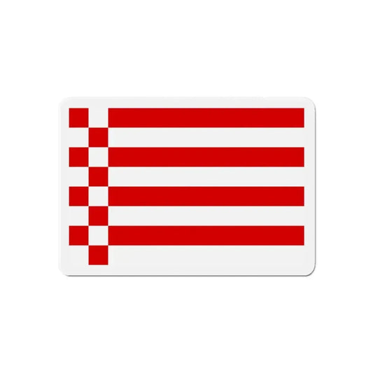 Flag of Bremen Germany - Refrigerator Magnet 6 Inch - The Sticker Space