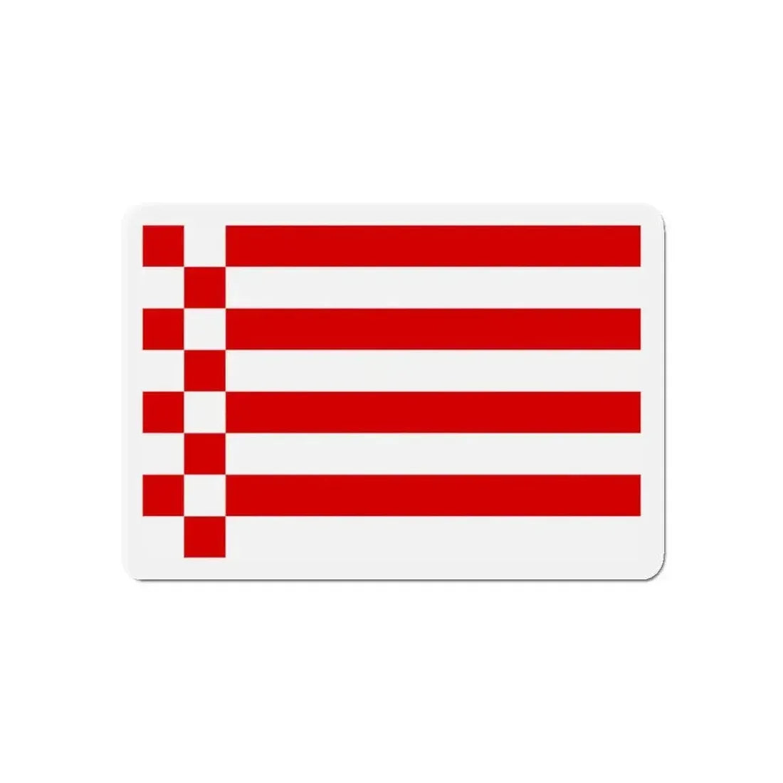 Flag of Bremen Germany - Refrigerator Magnet - The Sticker Space