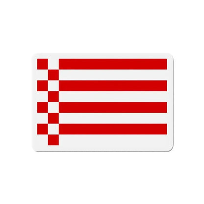 Flag of Bremen Germany - Refrigerator Magnet - The Sticker Space