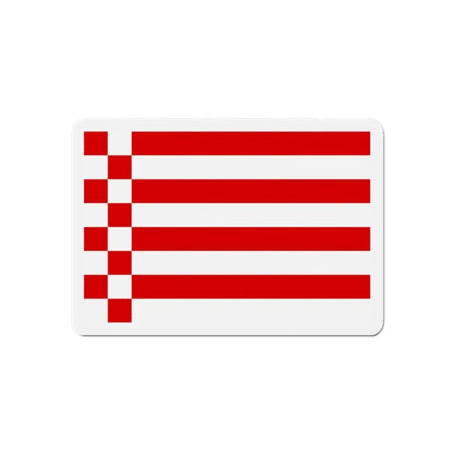 Flag of Bremen Germany - Refrigerator Magnet - The Sticker Space