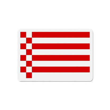 Flag of Bremen Germany - Refrigerator Magnet - The Sticker Space