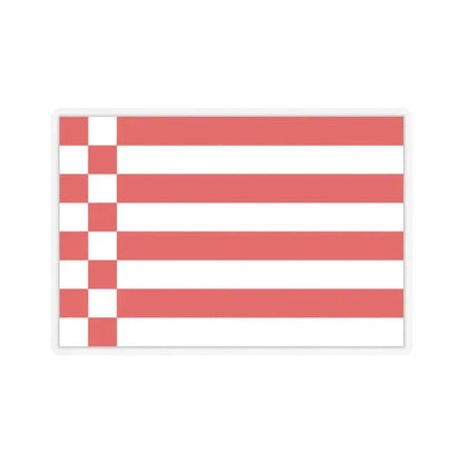 Flag of Bremen Germany - STICKER Vinyl Kiss-Cut Decal 2 Inch Transparent - The Sticker Space