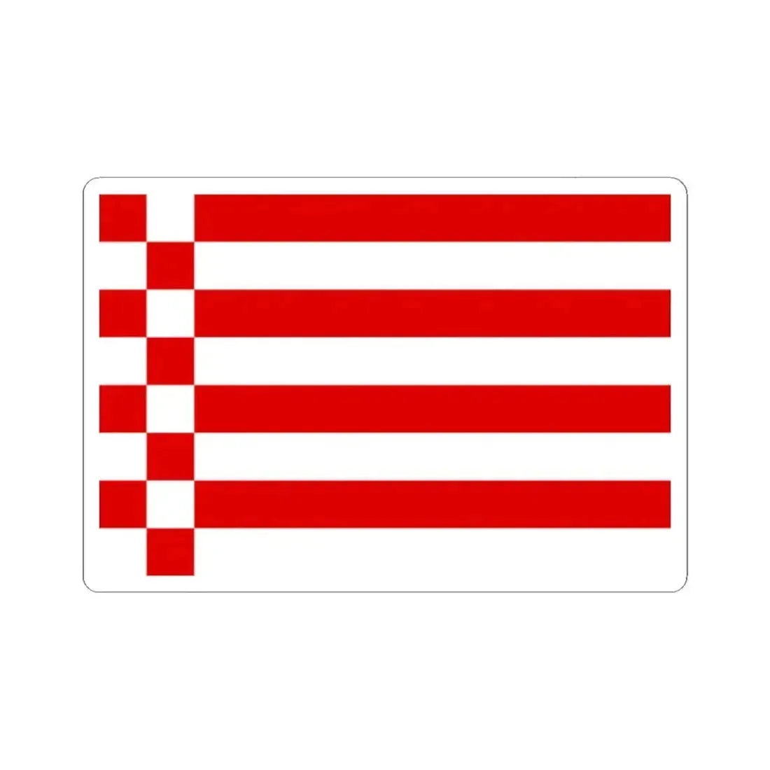 Flag of Bremen Germany - STICKER Vinyl Kiss-Cut Decal 2 Inch White - The Sticker Space