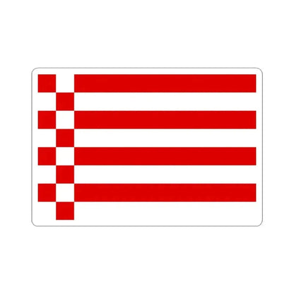 Flag of Bremen Germany - STICKER Vinyl Kiss-Cut Decal 3 Inch White - The Sticker Space