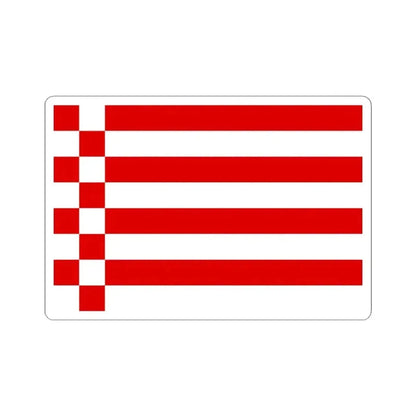 Flag of Bremen Germany - STICKER Vinyl Kiss-Cut Decal 4 Inch White - The Sticker Space