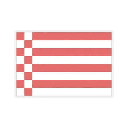 Flag of Bremen Germany - STICKER Vinyl Kiss-Cut Decal 6 Inch Transparent - The Sticker Space