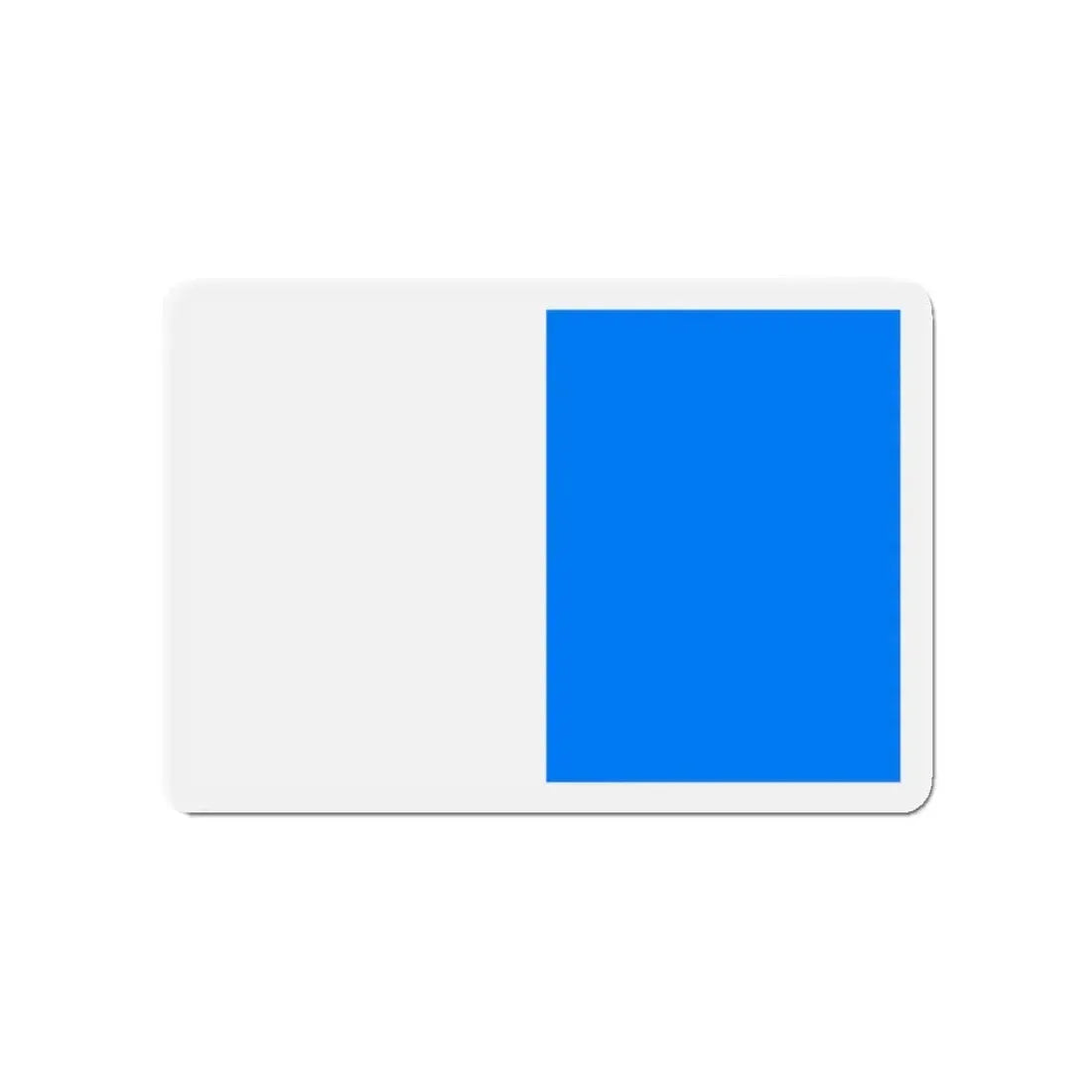 Flag of Brescia Italy - Refrigerator Magnet 4 Inch - The Sticker Space