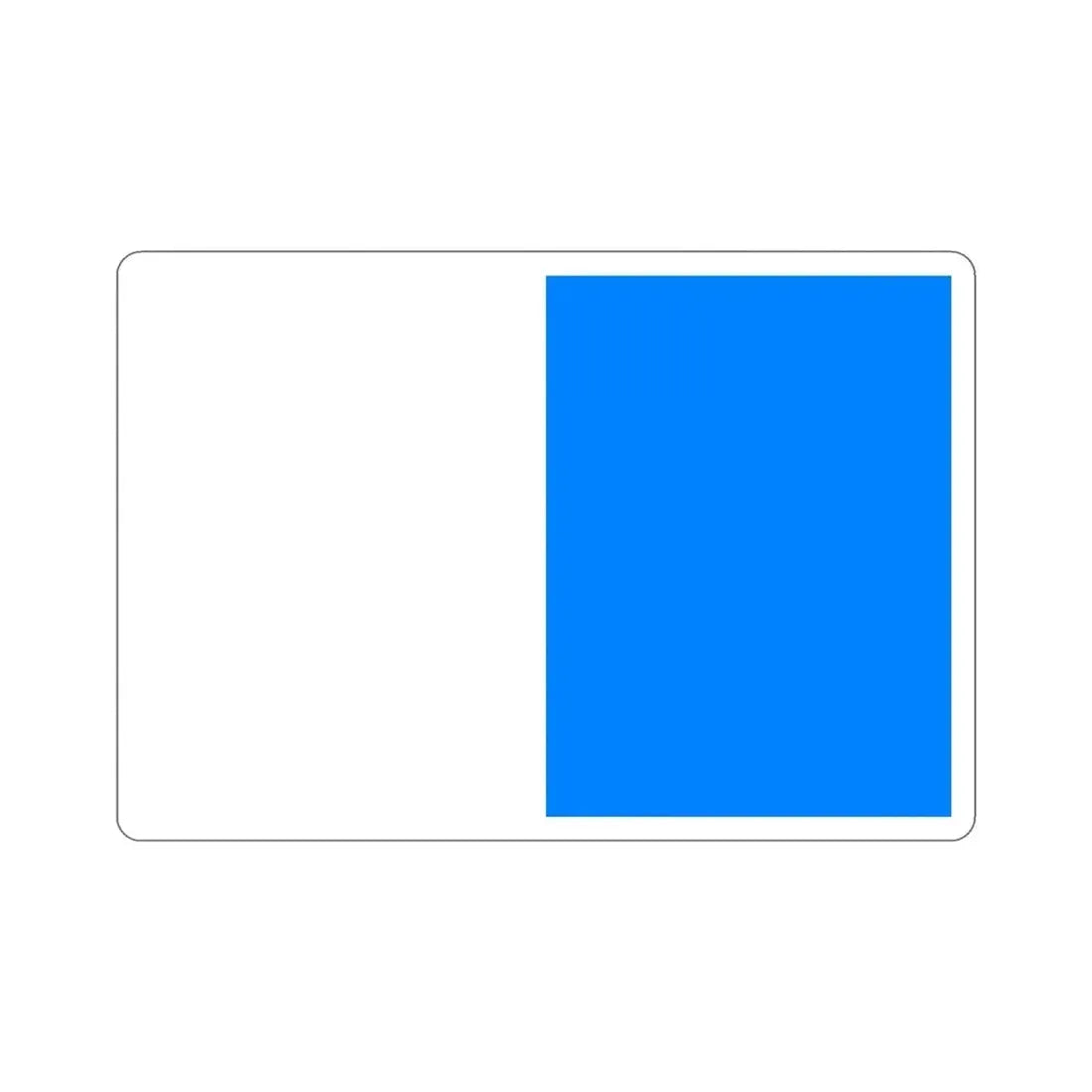 Flag of Brescia Italy STICKER Vinyl Die-Cut Decal - The Sticker Space