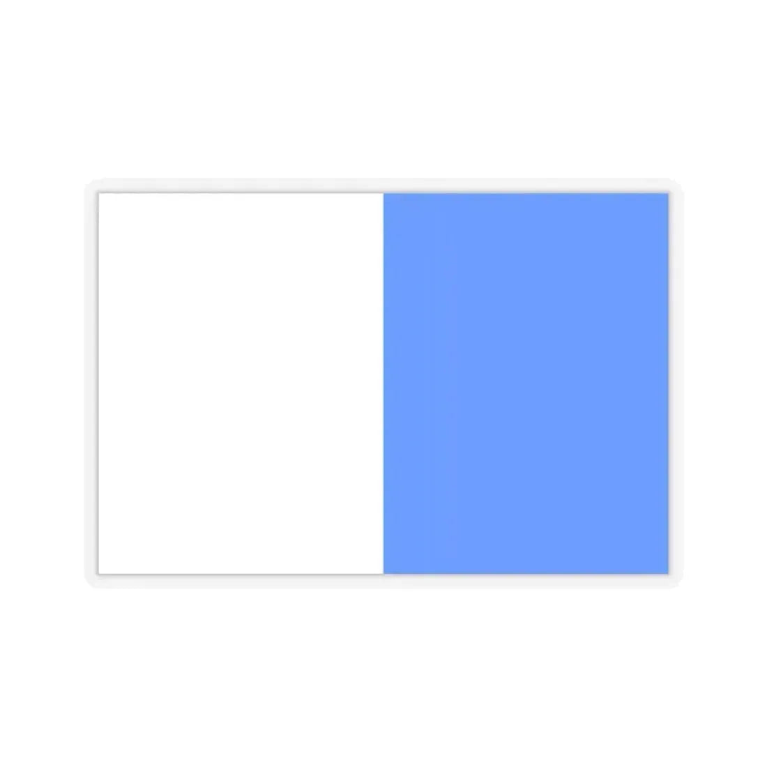 Flag of Brescia Italy - STICKER Vinyl Kiss-Cut Decal 2 Inch Transparent - The Sticker Space