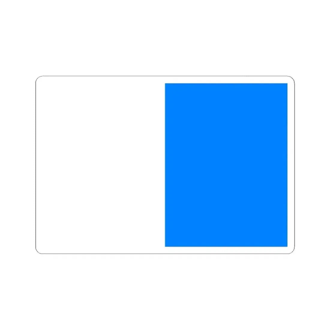 Flag of Brescia Italy - STICKER Vinyl Kiss-Cut Decal 2 Inch White - The Sticker Space