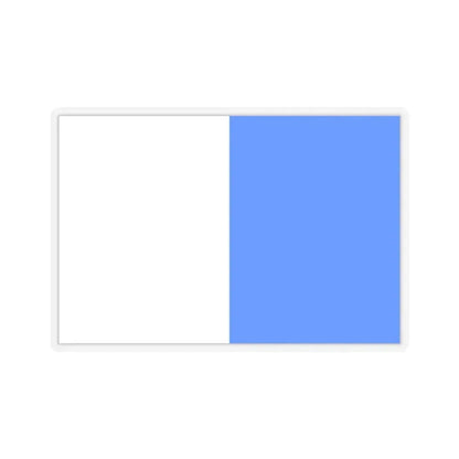 Flag of Brescia Italy - STICKER Vinyl Kiss-Cut Decal 4 Inch Transparent - The Sticker Space