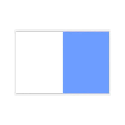 Flag of Brescia Italy - STICKER Vinyl Kiss-Cut Decal 6 Inch Transparent - The Sticker Space