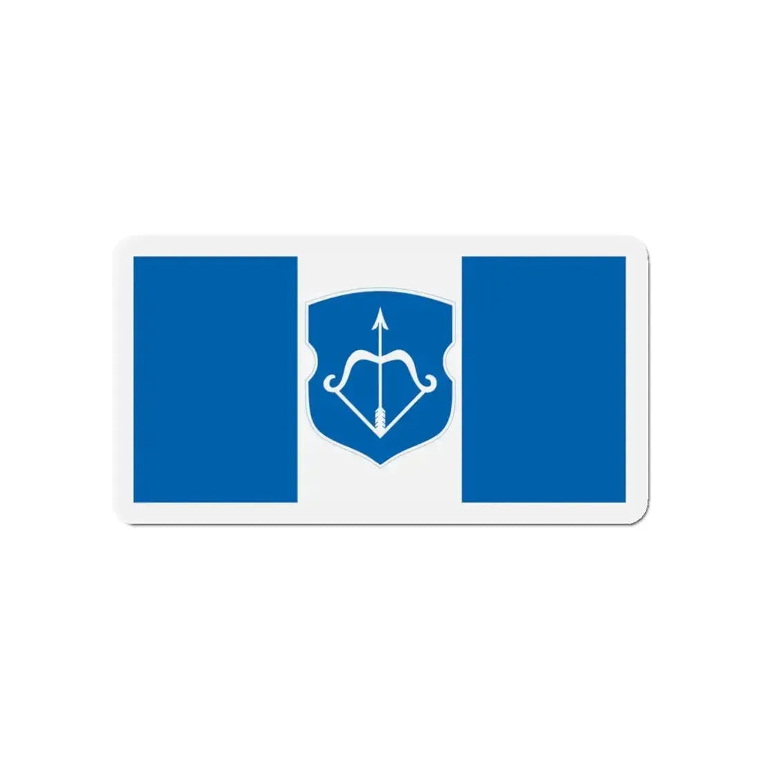 Flag of Brest Bieraście Russia - Refrigerator Magnet 4 Inch - The Sticker Space