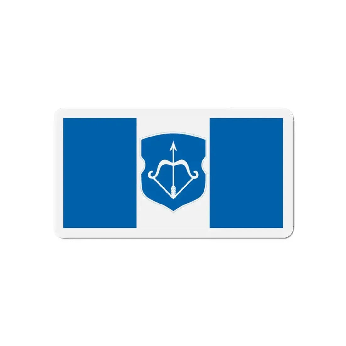 Flag of Brest Bieraście Russia - Refrigerator Magnet 5 Inch - The Sticker Space