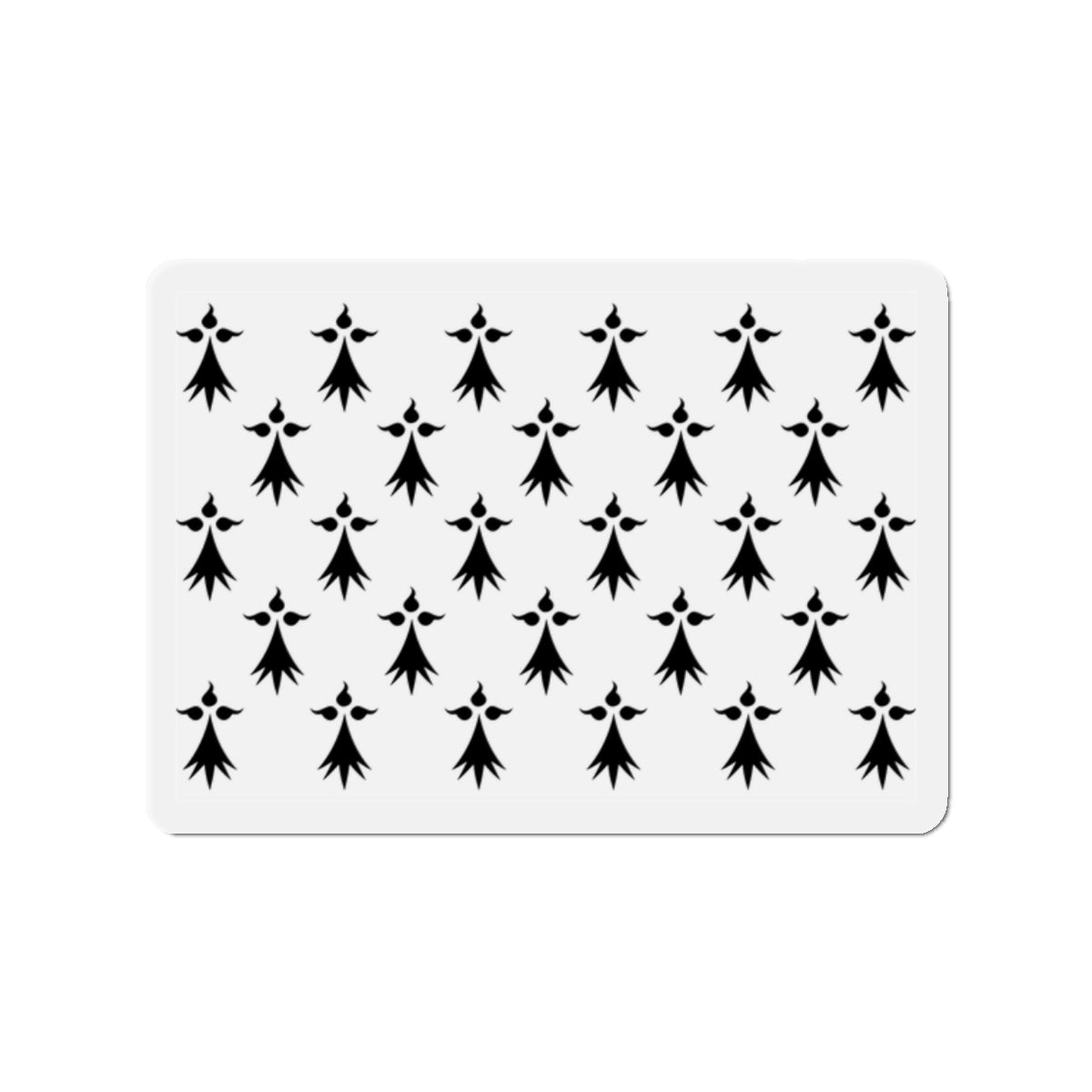 Flag of Bretagne 3 France - Die-Cut Magnet-2" x 2"-The Sticker Space