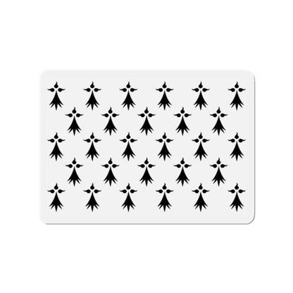 Flag of Bretagne 3 France - Die-Cut Magnet-2" x 2"-The Sticker Space