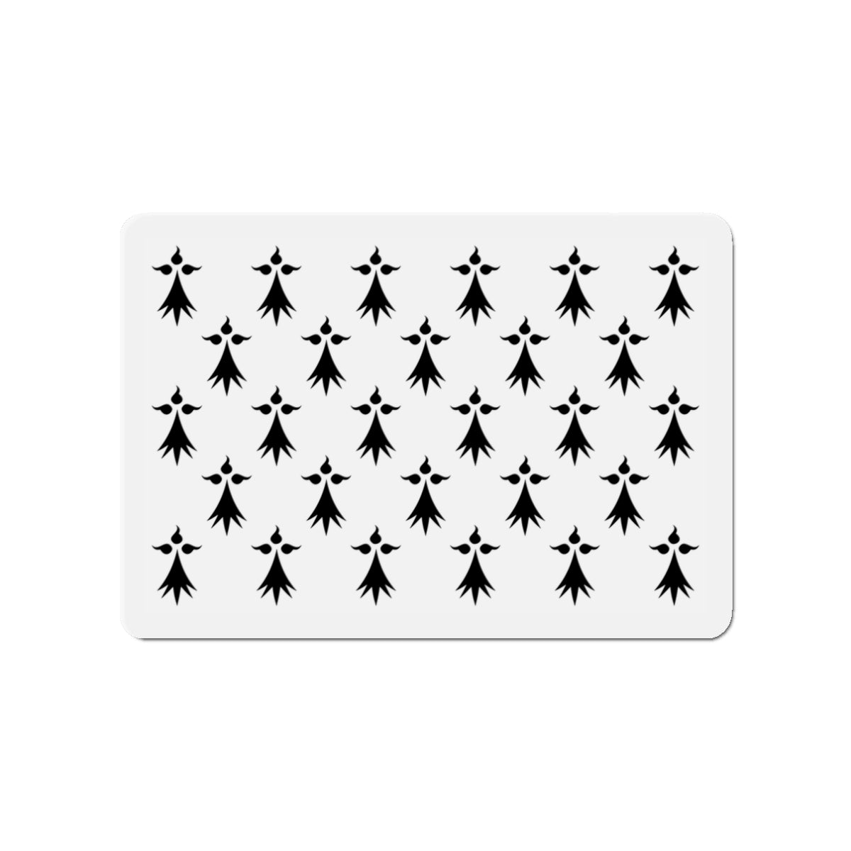 Flag of Bretagne 3 France - Die-Cut Magnet-3" x 3"-The Sticker Space