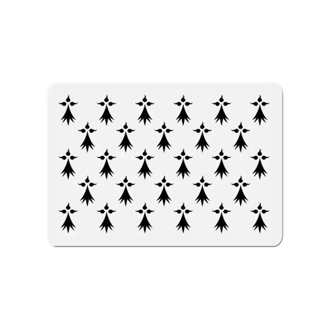 Flag of Bretagne 3 France - Refrigerator Magnet 3 Inch - The Sticker Space