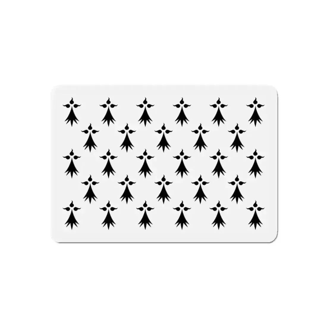Flag of Bretagne 3 France - Refrigerator Magnet - The Sticker Space