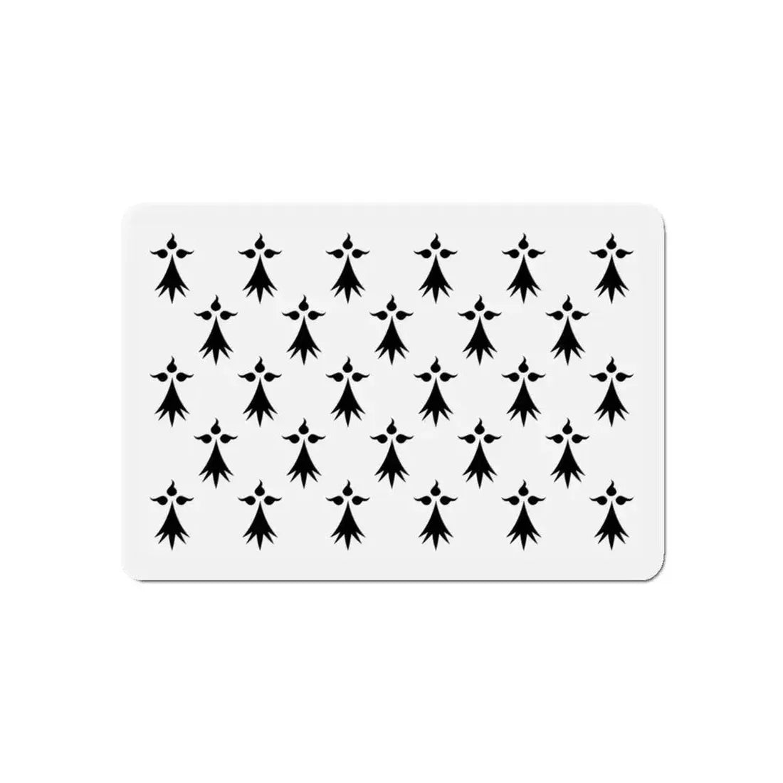 Flag of Bretagne 3 France - Refrigerator Magnet - The Sticker Space