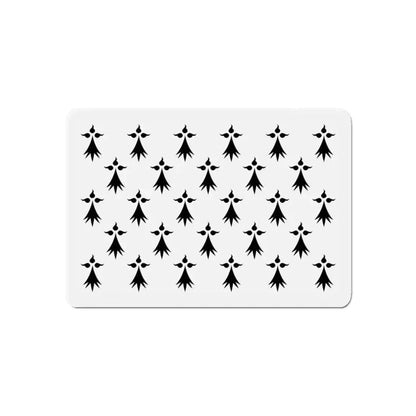 Flag of Bretagne 3 France - Refrigerator Magnet - The Sticker Space