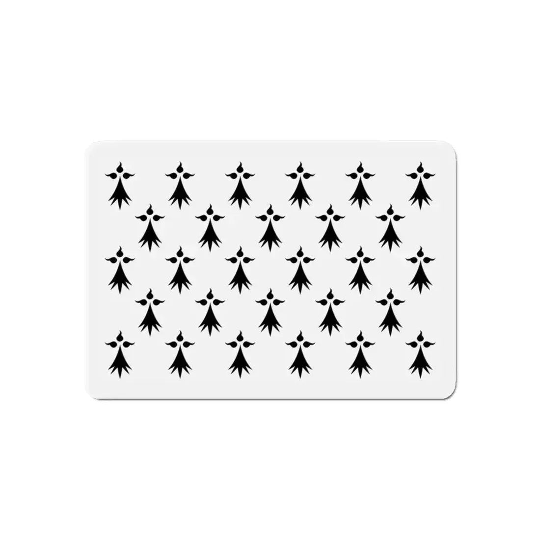 Flag of Bretagne 3 France - Refrigerator Magnet - The Sticker Space
