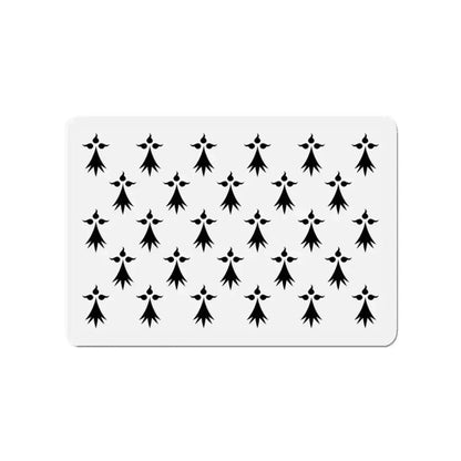Flag of Bretagne 3 France - Refrigerator Magnet - The Sticker Space