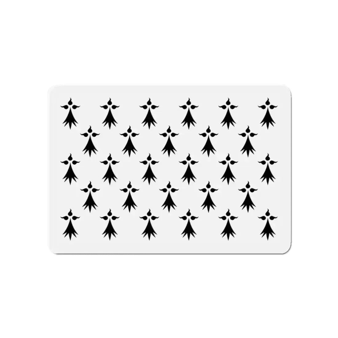 Flag of Bretagne 3 France - Refrigerator Magnet - The Sticker Space