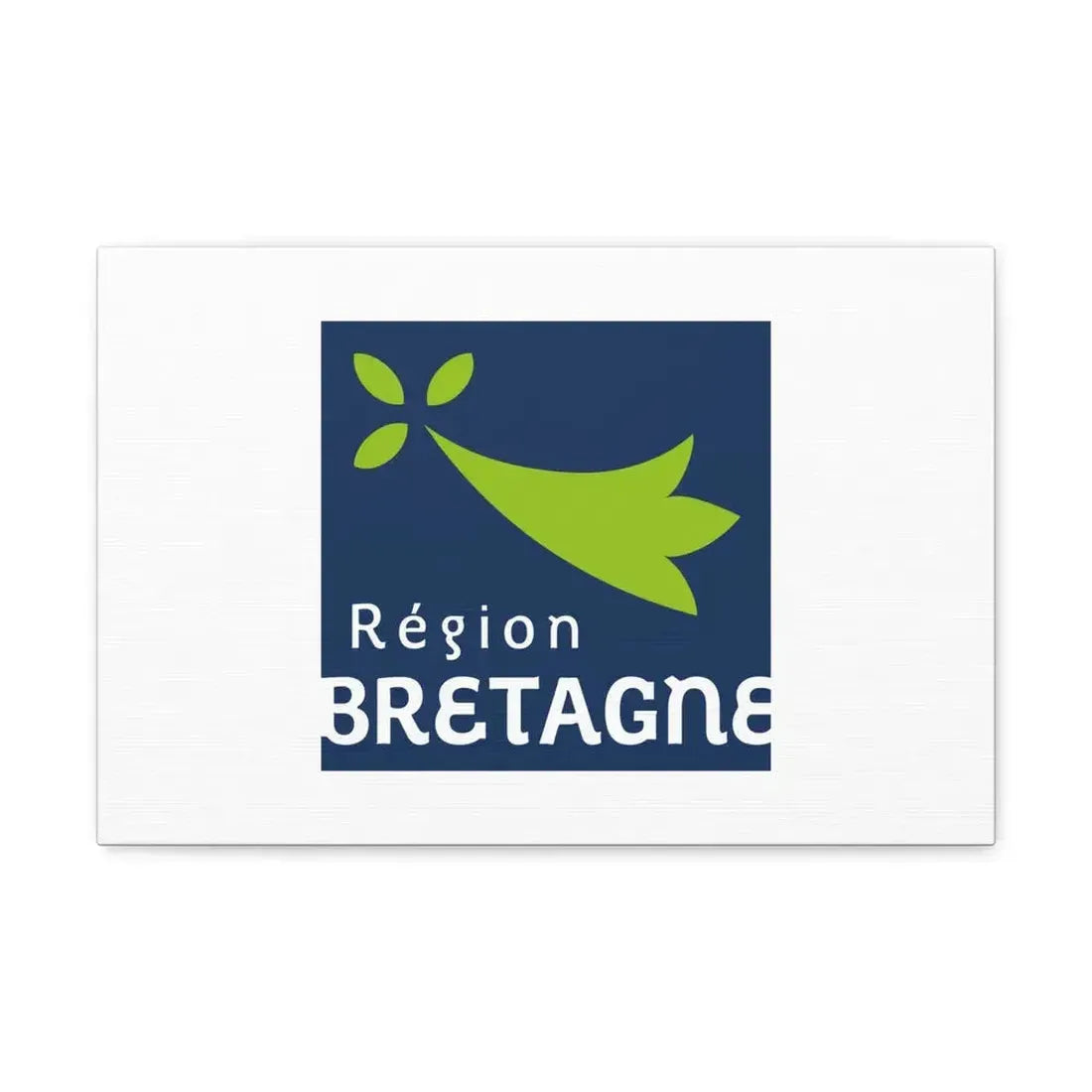 Flag of Bretagne France 2 - Canvas Wall Art 18″ x 12″ 1.25" - The Sticker Space