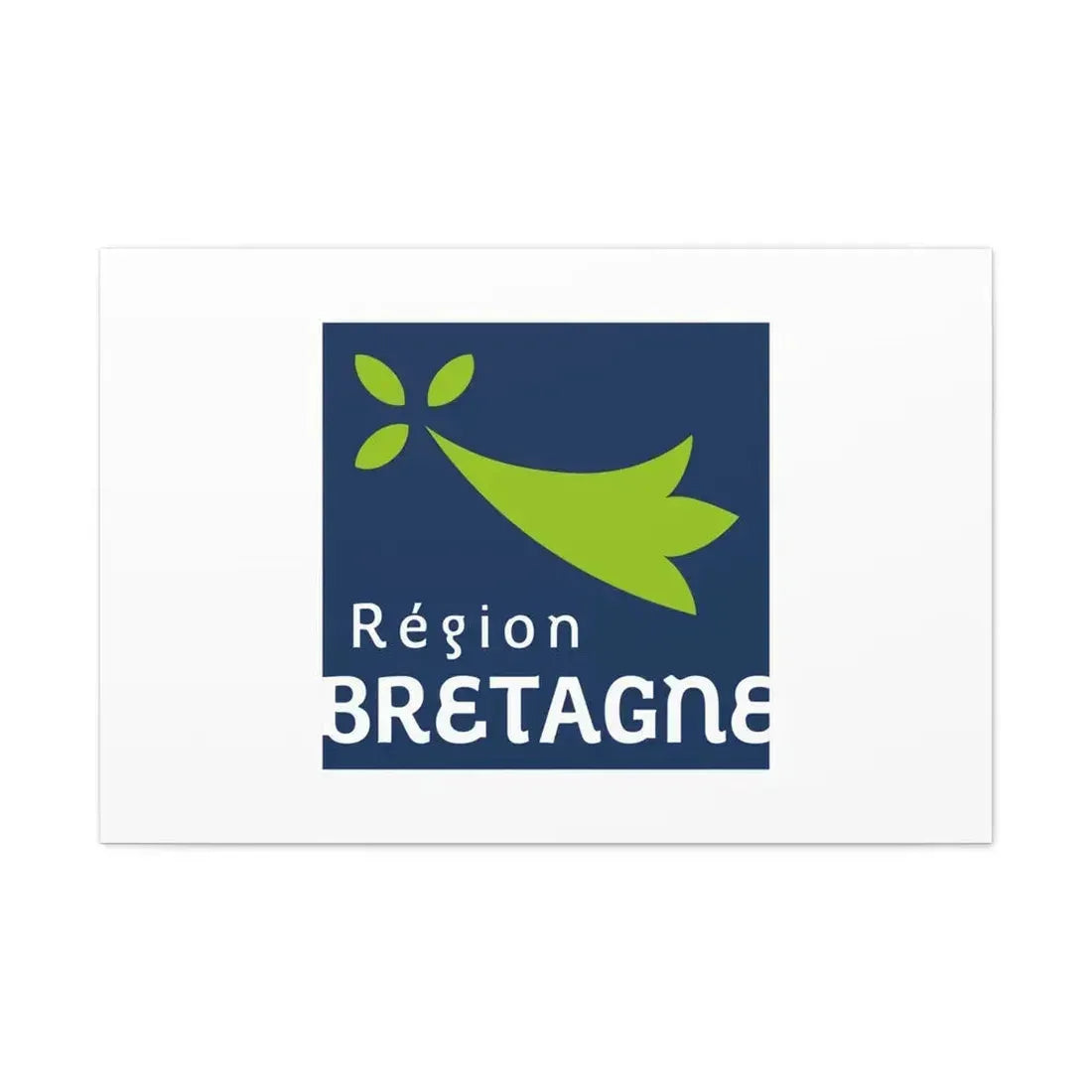 Flag of Bretagne France 2 - Canvas Wall Art 36" x 24" 1.25" - The Sticker Space