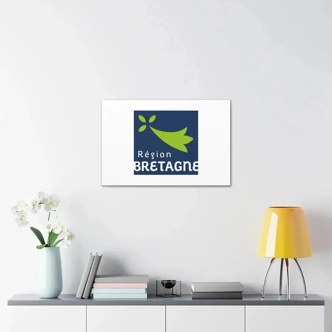 Flag of Bretagne France 2 - Canvas Wall Art - The Sticker Space