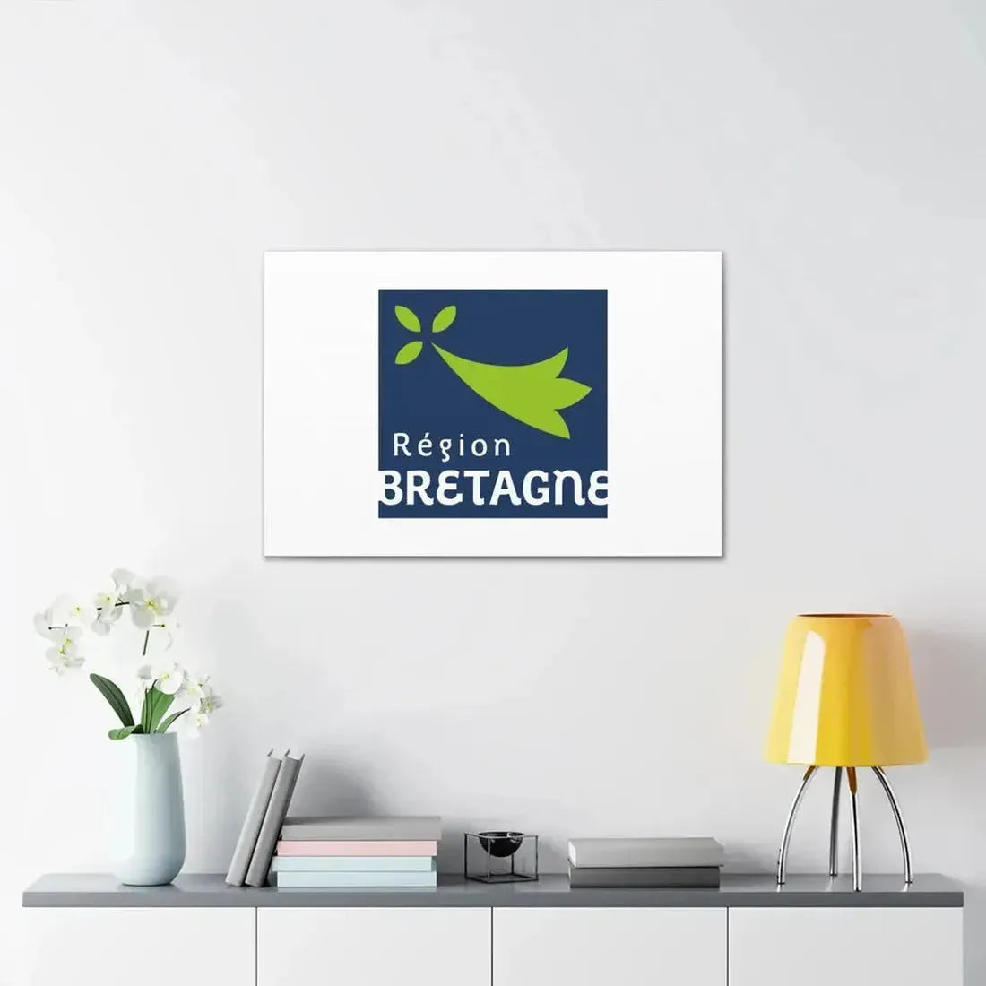 Flag of Bretagne France 2 - Canvas Wall Art - The Sticker Space