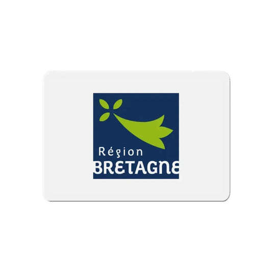 Flag of Bretagne France 2 - Refrigerator Magnet 6 Inch - The Sticker Space