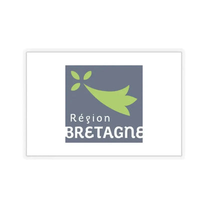 Flag of Bretagne France 2 - STICKER Vinyl Kiss-Cut Decal 2 Inch Transparent - The Sticker Space
