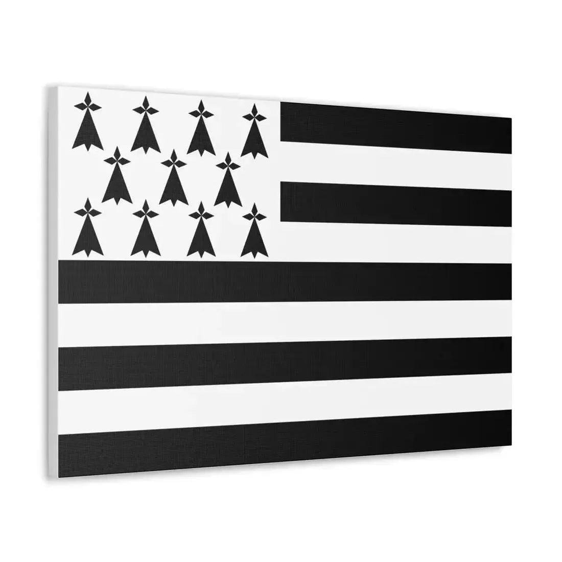Flag of Bretagne France - Canvas Wall Art - The Sticker Space