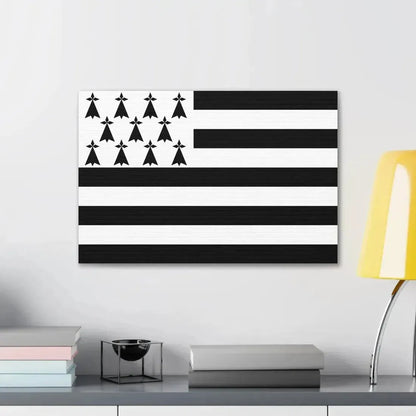 Flag of Bretagne France - Canvas Wall Art - The Sticker Space