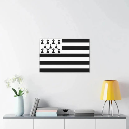 Flag of Bretagne France - Canvas Wall Art - The Sticker Space