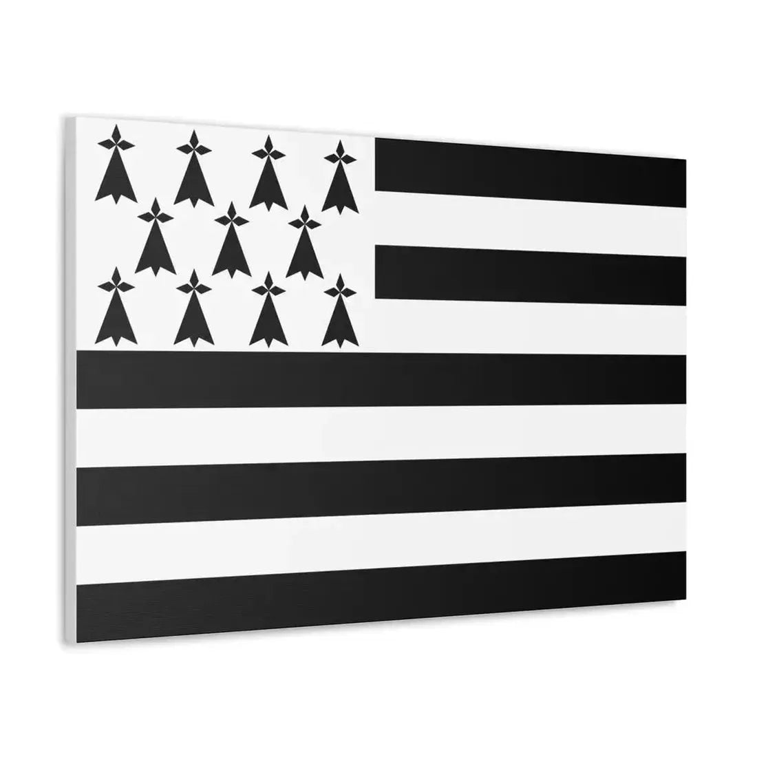 Flag of Bretagne France - Canvas Wall Art - The Sticker Space