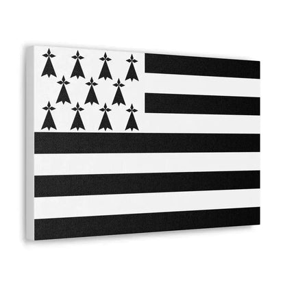 Flag of Bretagne France - Canvas Wall Art - The Sticker Space