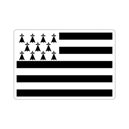 Flag of Bretagne France STICKER Vinyl Die-Cut Decal 3 Inch - The Sticker Space