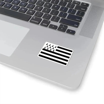Flag of Bretagne France - STICKER Vinyl Kiss-Cut Decal - The Sticker Space