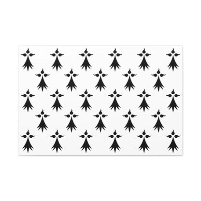 Flag of Bretagne3 France - Canvas Wall Art - The Sticker Space