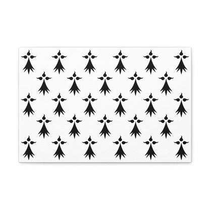 Flag of Bretagne3 France - Canvas Wall Art - The Sticker Space